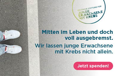 Junge erwachsene mit Krebs